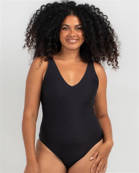 Shop Topanga Elaine One Piece Swimsuit In Black Fast Shipping Easy