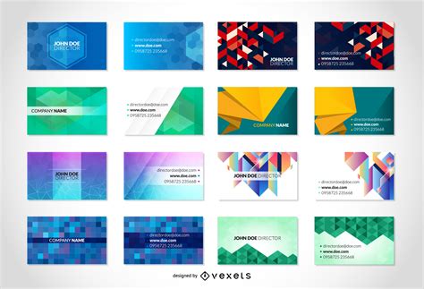 Vector Business Cards Pack Vector Download