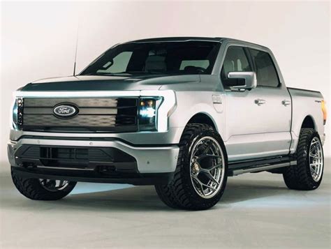 2022 Ford F 150 Lightning Rendered With Off Road Wheels Is Ev