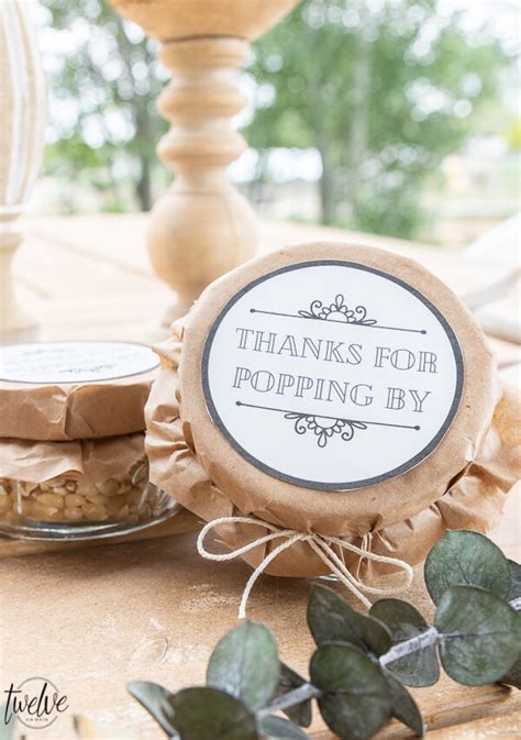 Simple And Easy Diy Wedding Favors With Printable Tags Twelve On Main