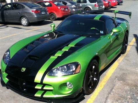 Dodge Viper Srt10 Acr Snakeskin Green Youtube