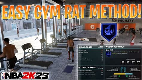 Get Gym Rat In A Hour In Nba 2k23 Next Gen With This Easy Method Youtube