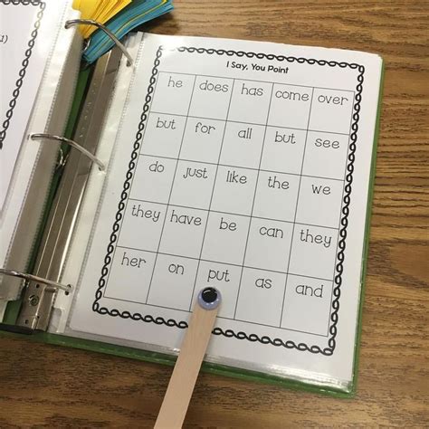 First Grade Reading Intervention Binder Activities For Small Group