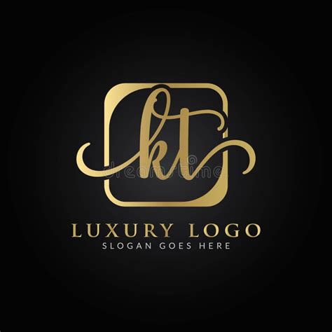 linked letter kt logo design vector template creative abstract kt luxury logo design vector
