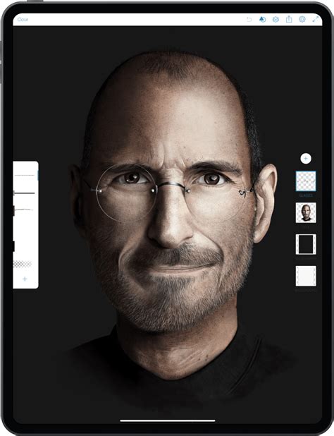 Steve Jobs Digital Illustration On Behance