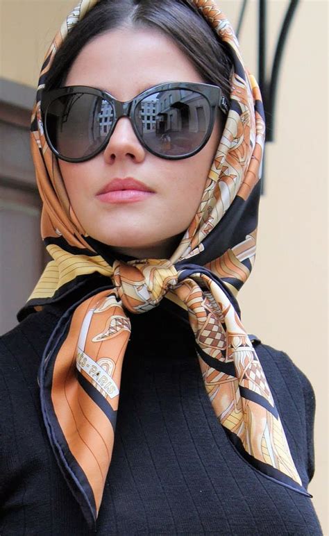 Head Scarf Tied Under Chin Ways To Wear A Scarf How To Wear Scarves Scarf Hairstyles