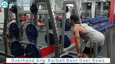 Overhand Grip Barbell Bent Over Rows Youtube