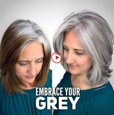 Embrace Your Grey And Stop Coloring Check The Link Below On How I Achieved This Transformati