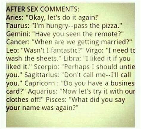 Zodiac Signs ~ After Ments ~ Hilarious Funny