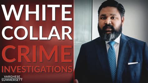 White Collar Crime Investigations Youtube