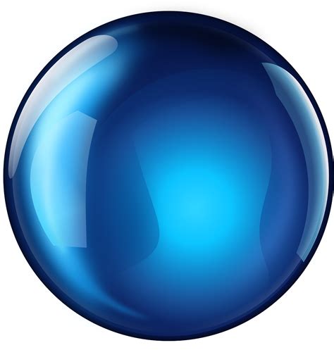 Sphere Blue Glossy 3D Round PNG | Picpng png image