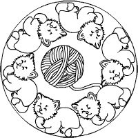 Auf dieser malseite haben wir verschiedene tiere zum ausmalen vorbereitet. 39 Katzen Mandalas Zum Ausdrucken - Besten Bilder von ...