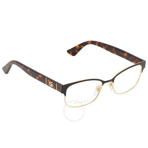 Gucci Ladies Tortoise Oval Eyeglass Frames Gg0751o 002 49 889652296814 Eyeglasses Jomashop