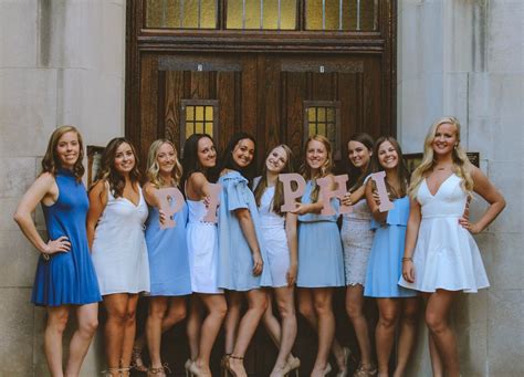 Sorority Recruitment Outfits 19th Birthday Phi Mu Group Pictures