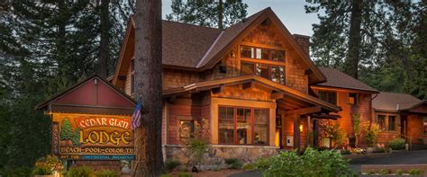 Brockway springs resort is a special lodging opportunity on the north shore of lake tahoe. Lake Tahoe Cabin Rentals at Cedar Glen Lodge | 530-546-4281