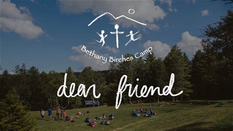 Dear Friend Bethany Birches Camp 2020 Youtube
