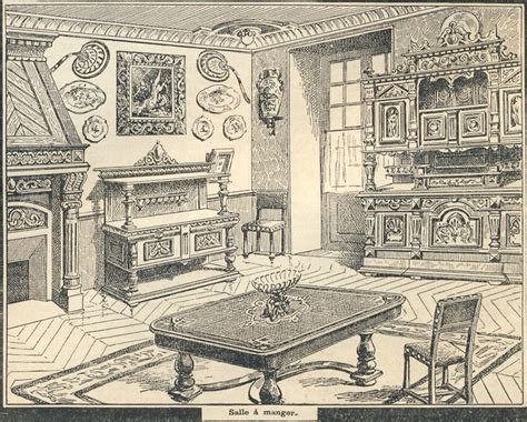 Salle à manger style renaissance anglaise. Gothique et Renaissance - screstauration