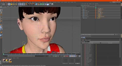 woman volleyball player rigged for cinema 4d 3d model 199 c4d free3d