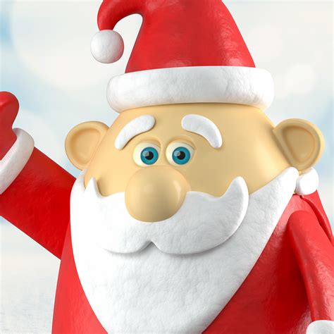 3d Character Santa Claus On Behance