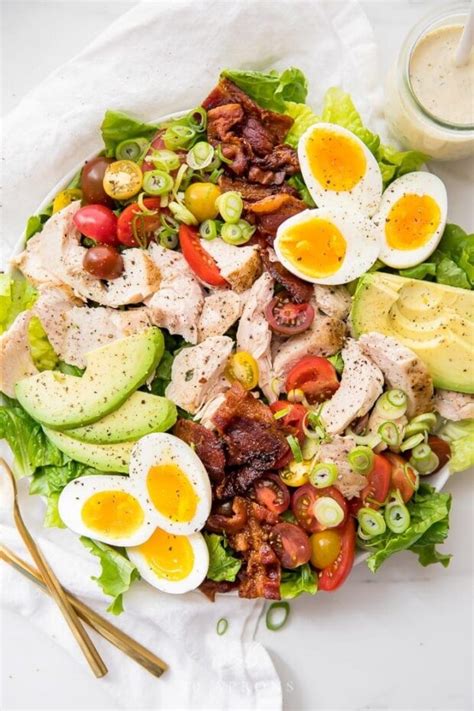 Healthy Chicken Cobb Salad Whole30 Dairy Free 40 Aprons