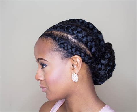 Quick Protective Style These Are Some Simple Feed In Cornrows That I
