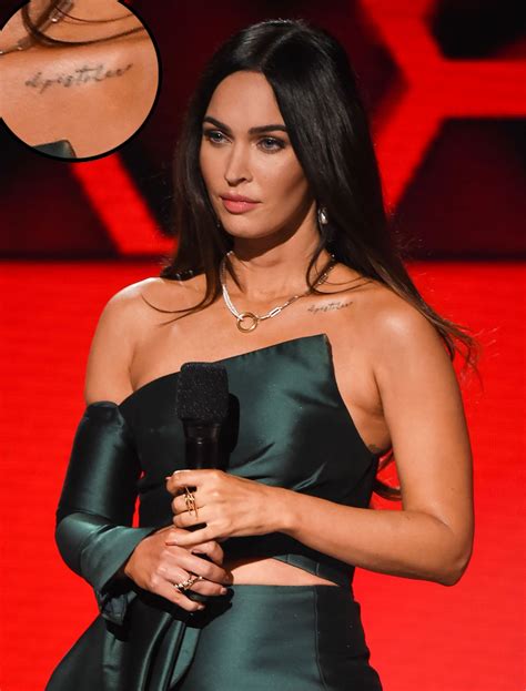Megan Fox Reveals Tattoo For Machine Gun Kelly At Amas 2020 Us Weekly