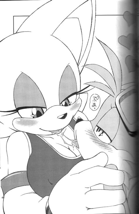 Rule 34 Cleavage Kissing Rouge The Bat Sonic Series Tails 1771954
