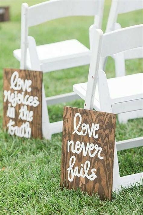 Set Of 10 Wedding Aisle Signs 1 Corinthians 13 Wedding Signs Love Is