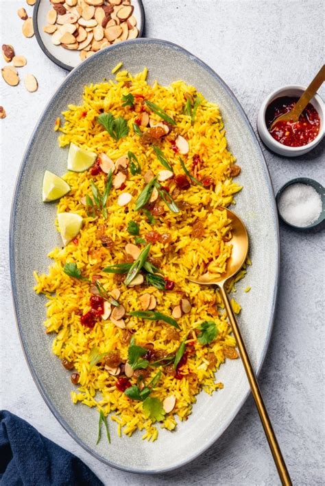 It does not stick together the way many other glutinous sticky varieties do, and has. Turmeric Rice with Quick Pickled Golden Raisins & Toasted ...