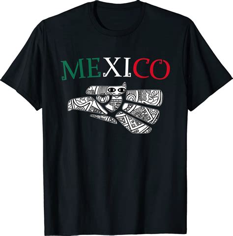 Hecho En Mexico Eagle Mayan And Aztec Calendar Mexican T T Shirt Uk Fashion