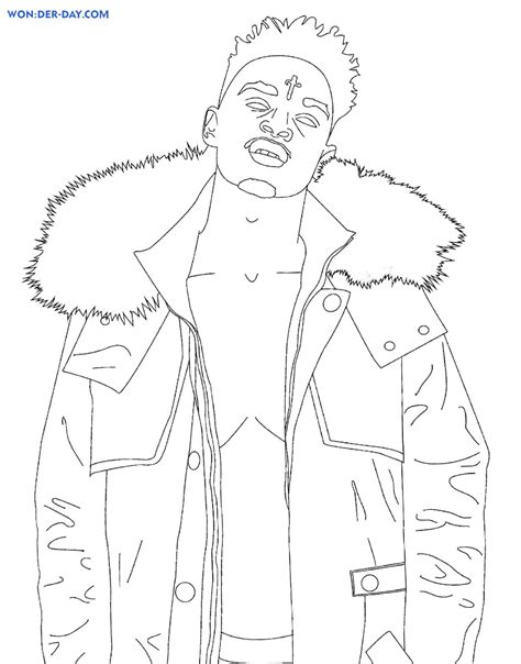 23+ Nle Choppa Coloring Pages - NuurulDerry
