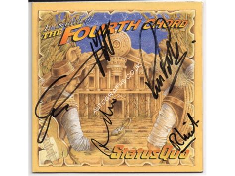 Status Quo Rossi Rick Parfitt Authentic Signed Genuine Autograph Cd Album