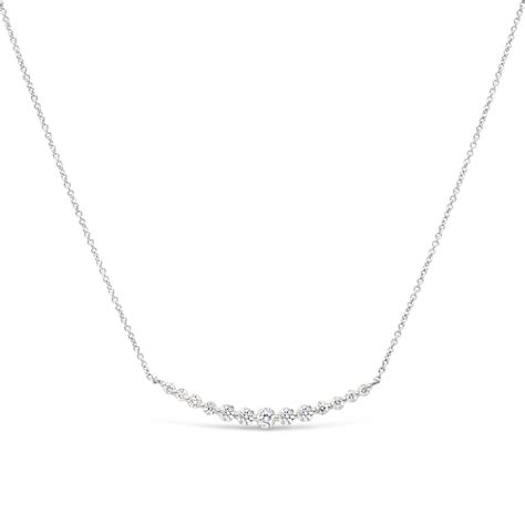 Floating Graduated Diamond Necklace — Captivant Collection Fine Jewelry