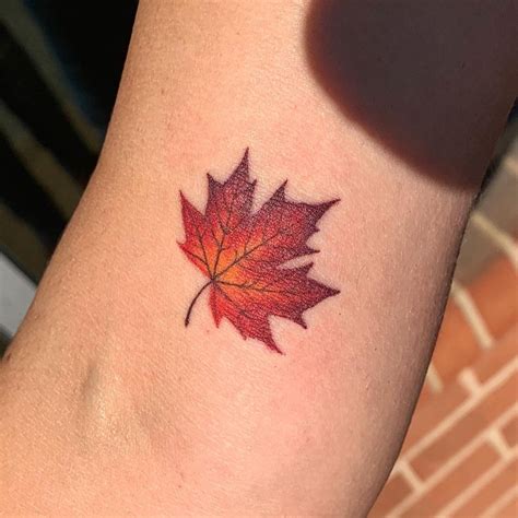 Share More Than 80 Autumn Leaves Tattoo Latest Incdgdbentre