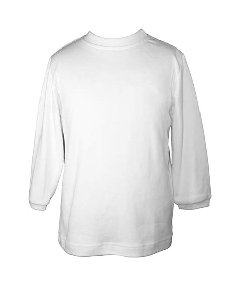 White Interlock Shirt Long Sleeve Cambridge Uniforms