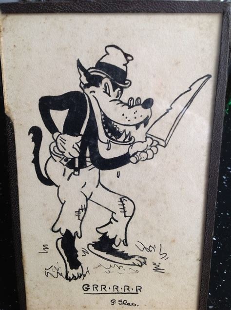 Click size above, after that you will open new tabs, right click big bad wolf tattoo image and save image as, click save. 1930s ink drawing of the big bad wolf (With images ...