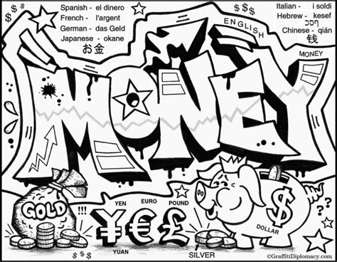 Graffiti style art is funky and cool. Get This Free Graffiti Coloring Pages 17248