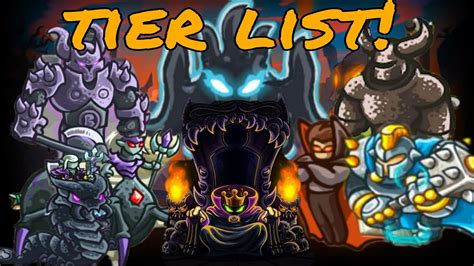 The Big Bad BOSSES From Kingdom Rush Tier List YouTube
