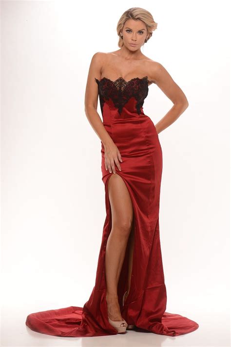 Jessa Hinton Mermaid Formal Dress Red Formal Dress Formal Dresses
