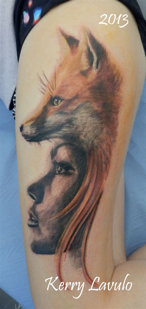 Foxy Lady Red Fox Tattoos Spirit Tattoo Tattoos