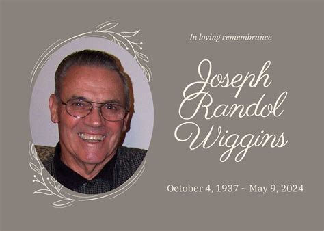 Joseph R. Wiggins – Royer Funeral Home