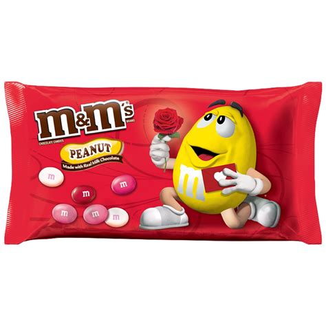 Mars Mandms Peanut Valentines Day Milk Chocolate Covered Peanuts Candy