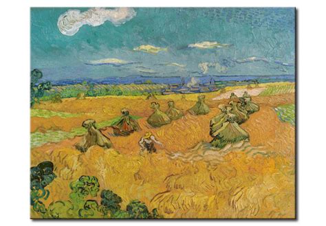 Riproduzione Campo Di Grano Con Mietitore Vincent Van Gogh Quadri