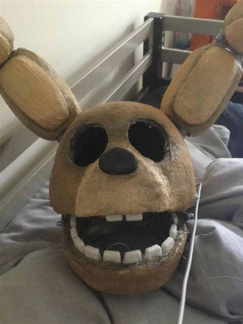 Steelwool Springbonnie Cosplay Wip Ive Reshaped The Head To Match The