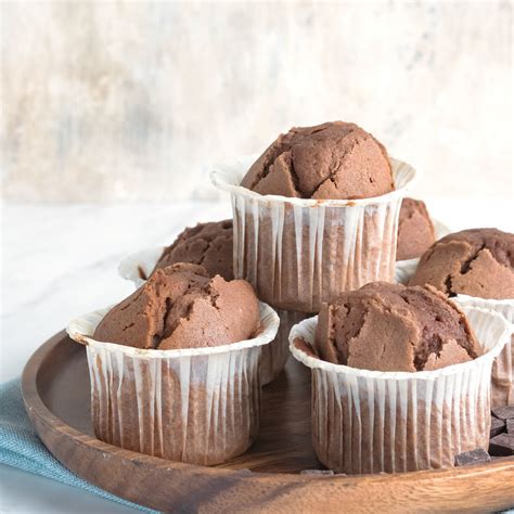 Divide the mixture between the muffin tin cases and bake for about 20 minutes, or until well risen and a wooden skewer inserted into the middle of the. Gluten, Dairy and Soya Free Chocolate Muffins - 2 pack ...