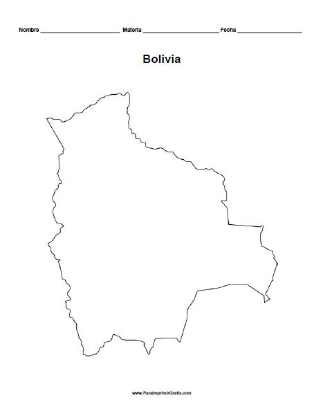 Mapa De Bolivia Para Colorear Colorea Tus Dibujos Images 159488 The