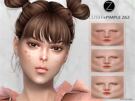 The Sims Resource Blush Pimple Z62 Sims 4 Cc Makeup Pimples Sims