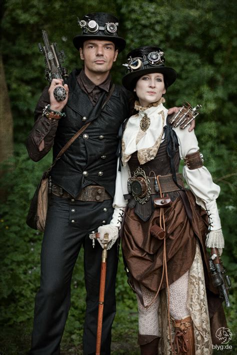 steampunk costumes for couples steampunk couple fashion clothing costumes style costume diy