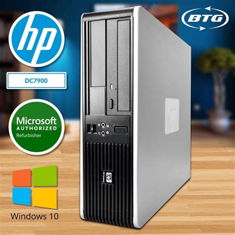 Hp Desktop Computer 7900 Elite Intel Core 2 Duo 29ghz 4gb 250gb Win 10