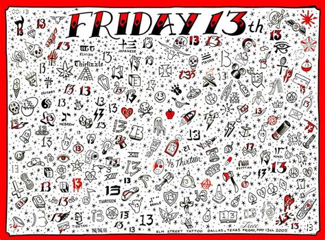Do you feel dates like friday the 13th occur often? Friday The 13th Tattoo Specials